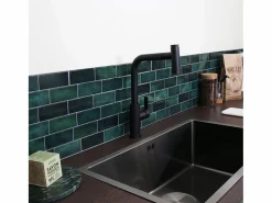 Essebagno Essemano Mezclador para fregadero con ducha extraíble Negro New