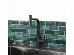 Essebagno Essemano Mezclador para fregadero con ducha extraíble Negro New