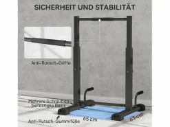 Estación de inmersión ajustable, de metal, hasta 540 kg, para entrenamiento en casa, color (65 x 63 x 93-117 cm)^ Online