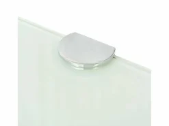 Estante de esquina con soportes cromados vidrio 45x45 cm ES515316^ Clearance