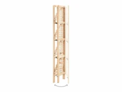 vidaxl Estantería|Estante de esquina de madera de cedro 27x27x110 cm