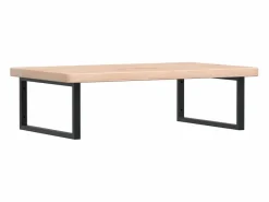 Estante de lavabo de pared de acero y madera maciza de roble^vidaxl Sale