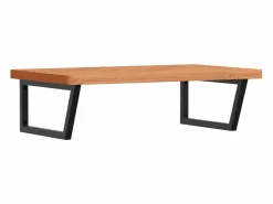vidaxl Estantería Sobre Inodoro|Estante de lavabo de pared de acero y madera maciza de haya
