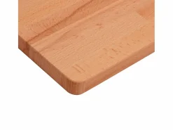 vidaxl Estante de lavabo de pared de acero y madera maciza de haya Marru00f3n Best
