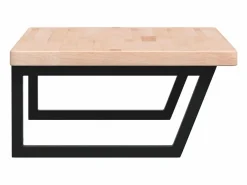 vidaxl Estantería Sobre Inodoro|Estante de lavabo de pared de acero y madera maciza de roble