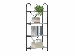 Clicnbuy Estante de libros sonoma 60 x 30 x 146 cm Gris Outlet