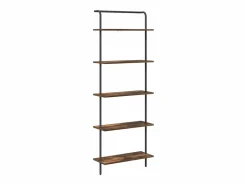 Clicnbuy Estante de libros Roble ahumado 60 x 24 x 168 cm Marru00f3n Outlet