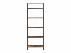 Clicnbuy Estante de libros Roble ahumado 60 x 24 x 168 cm Marru00f3n Outlet