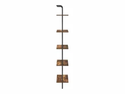 Clicnbuy Estante de libros Roble ahumado 60 x 24 x 168 cm Marru00f3n Outlet