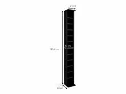 Estante para CDs 21x20x183.6^Vicco New