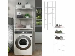 Vicco Mueble Para Lavadora|Estante para lavadora 66x30x162 miso