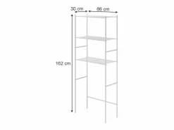 Vicco Mueble Para Lavadora|Estante para lavadora 66x30x162 miso
