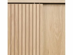Estantería / mueble wc escandinavo decorado en madera natural^Sweeek