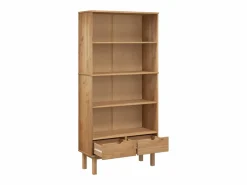Estantería con 2 cajones OTTA madera maciza de pino marrón^vidaxl Outlet