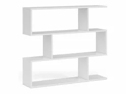 Loungitude Estantería con 3 compartimentos - L110 cm - Athena Blanco Discount