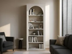 Vente-unique Estantería con 6 estantes - - CYMORA Beige
