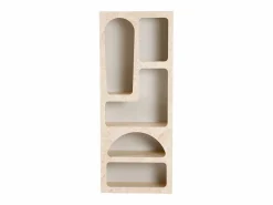 Vente-unique Estantería|Estantería con 5 huecos - Efecto mármol - LUELA
