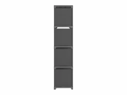 Clicnbuy Estantería de 12 cubos de tela 103x30x141 cm Gris Sale