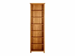 vidaxl Estantería de 7 niveles madera maciza de roble 60x22x200 cm Marru00f3n Outlet