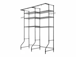 Estantería de Almacenamiento SucceBuy, para Lavadora y Secadora, 6 Niveles, Negro Outlet