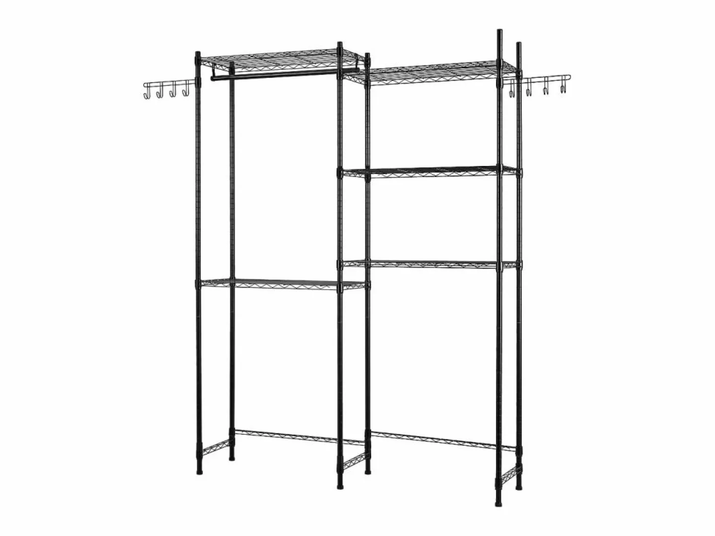 Mueble Para Lavadora|Estantería de Almacenamiento SucceBuy, para Lavadora y Secadora, 5 Niveles,