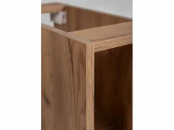 Estantería de baño 20 cm roble craft dorado Marru00f3n Best