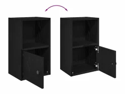 Clicnbuy Librería|Estantería de madera de ingeniería roble 31x24x52 cm