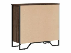 Estantería de madera de ingeniería marrón roble 80x31x74,5 cm^Clicnbuy Outlet