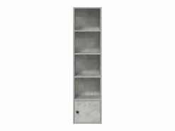 Estantería de madera de ingeniería hormigón 31x24x127 cm^Clicnbuy Best
