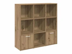 Clicnbuy Estantería de madera de ingeniería roble artisan 98x29x97,5 cm Marru00f3n Sale