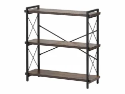 Estantería de Metal SucceBuy de 3 Niveles de Estilo Rústico para Sala de Estar y Oficina^ New