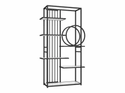 Estantería de metal y madera MDF - 6 estantes - Blanco y^Hauss Spole Hot