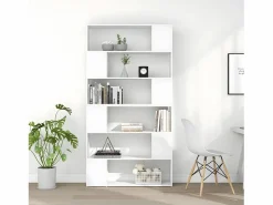 Clicnbuy Librería|Estantería divisor de espacios 100x24x188 cm