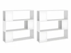 Clicnbuy Librería|Estantería divisor de espacios 100x24x188 cm