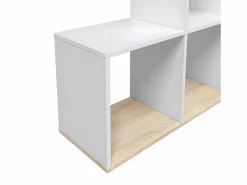 Loungitude Estantería|Estantería escalonada 6 compartimentos y 3 estantes - Al. 110 cm