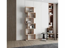 Estantería haaus Tokyo, 6 Cajones, Roble Sonoma, 60 x 24 x 196 cm^ Best