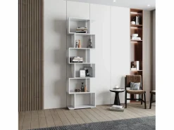 Estantería haaus Tokyo, 6 Cajones, , 60 x 24 x 196 cm Blanco