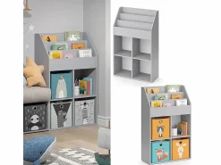 Vicco Estantería infantil 72x31.2x114.2 luigi Gris Outlet