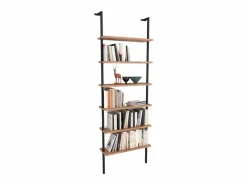 Estantería Librería Rus Pared Roble Safir 60x183x20 cm^