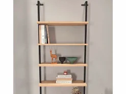 Estantería Librería Rus Pared Roble Safir 60x183x20 cm^