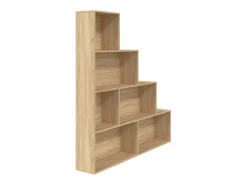 Estantería madera contrachapada color roble Sonoma 155x24x160cm^vidaxl Clearance