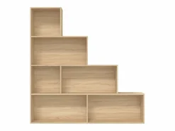 Estantería madera contrachapada color roble Sonoma 155x24x160cm^vidaxl Clearance