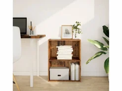 Clicnbuy Librería|Estantería madera de ingeniería color envejecido 60x30x77 cm