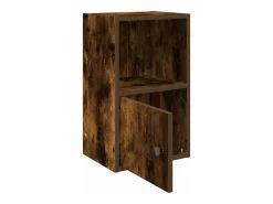 Estantería madera de ingeniería roble ahumado 31x24x52 cm^Clicnbuy Online