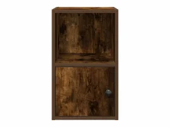 Estantería madera de ingeniería roble ahumado 31x24x52 cm^Clicnbuy Online