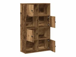Estantería madera de ingeniería color envejecido 60x24x101,5 cm^Clicnbuy Best