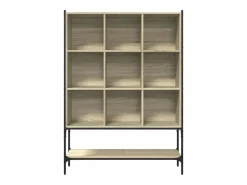 vidaxl Estantería madera de ingeniería roble Sonoma 102x30x141,5 cm Marru00f3n New