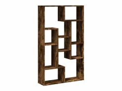 Estantería madera de ingeniería roble ahumado 72x20x120 cm^Clicnbuy