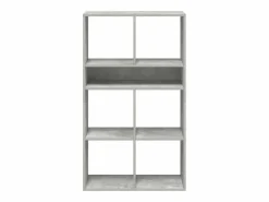 Clicnbuy Librería|Estantería madera ingeniería hormigón 66x31x112 cm