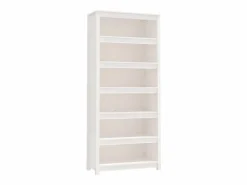 Estantería madera maciza de pino blanca 80x35x183 cm^vidaxl Outlet